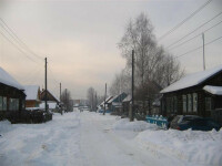 Udmurtia, winter street
