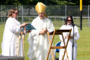 Wales: Mass service at the rugby ground