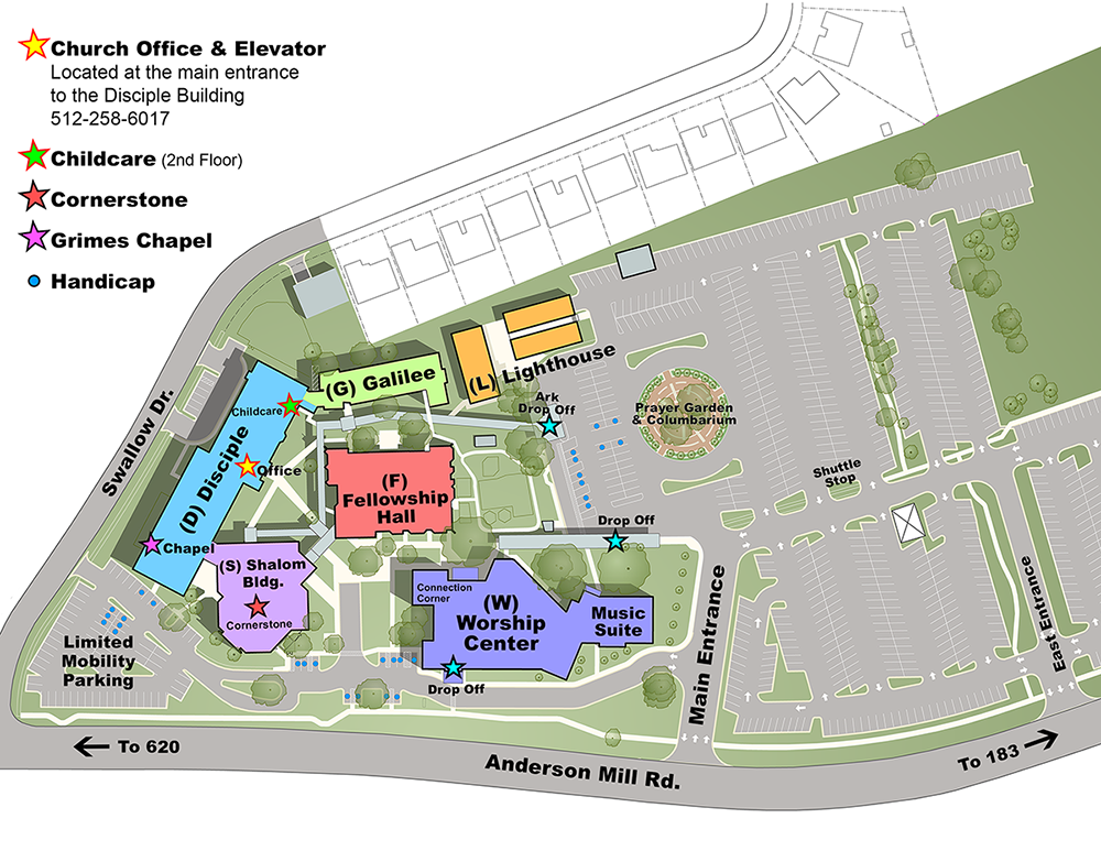 Campus & Parking Map