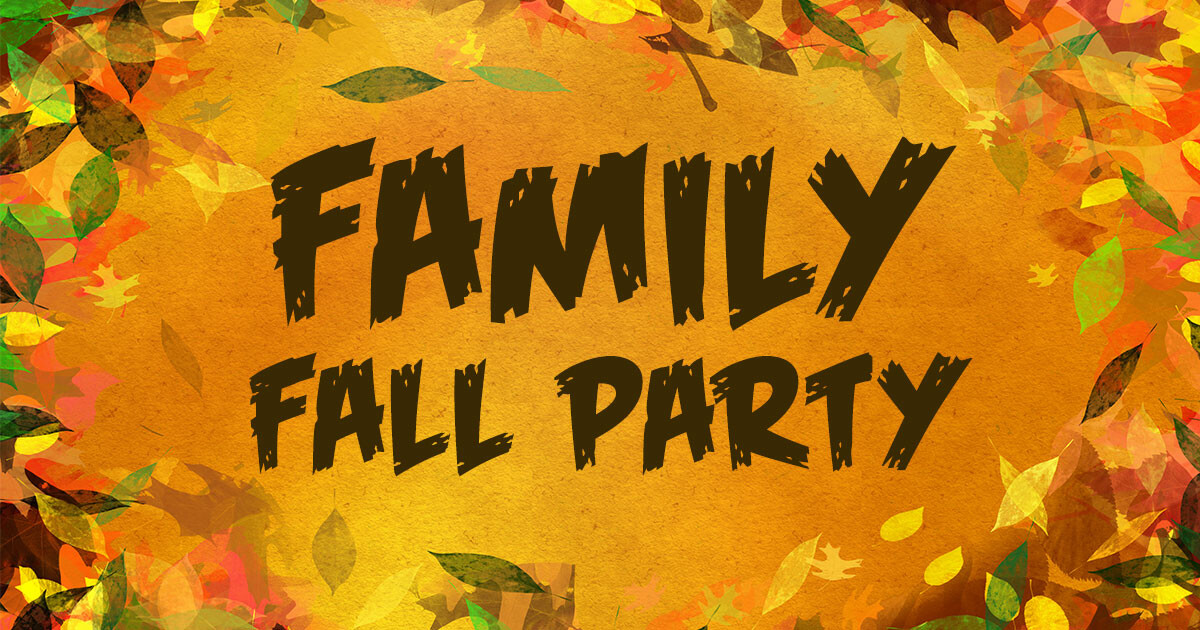 Family Ministries Fall Party