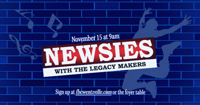 The Newsies with the Legacy Makers