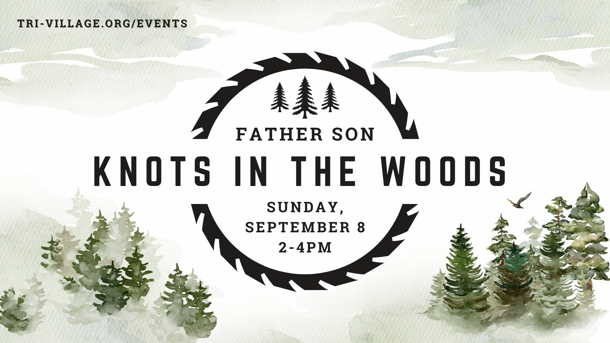 Father Son Knots in the Woods