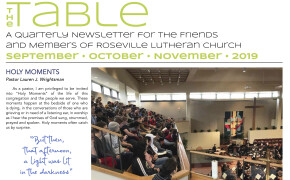 2019 Sept Oct Nov TABLE Newsletter