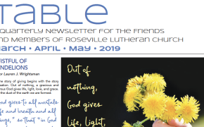Table Newsletter March–April–May 2019