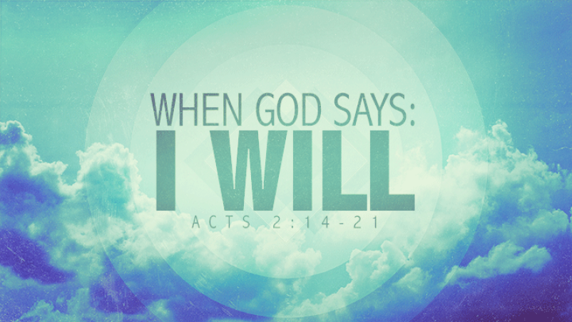 When God Says: I Will