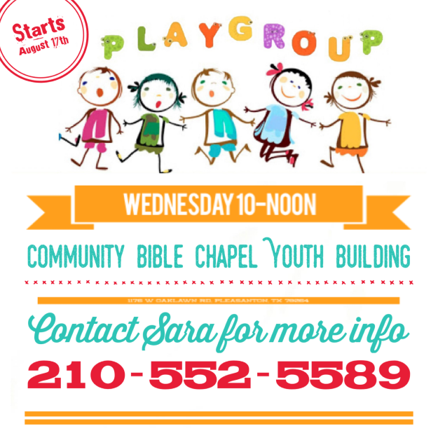 Playgroup for Moms of Preschoolers