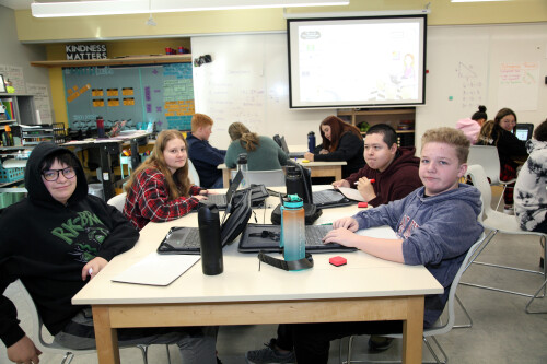 students in classroom