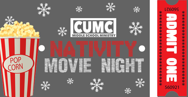 Middle School Nativity Movie Night