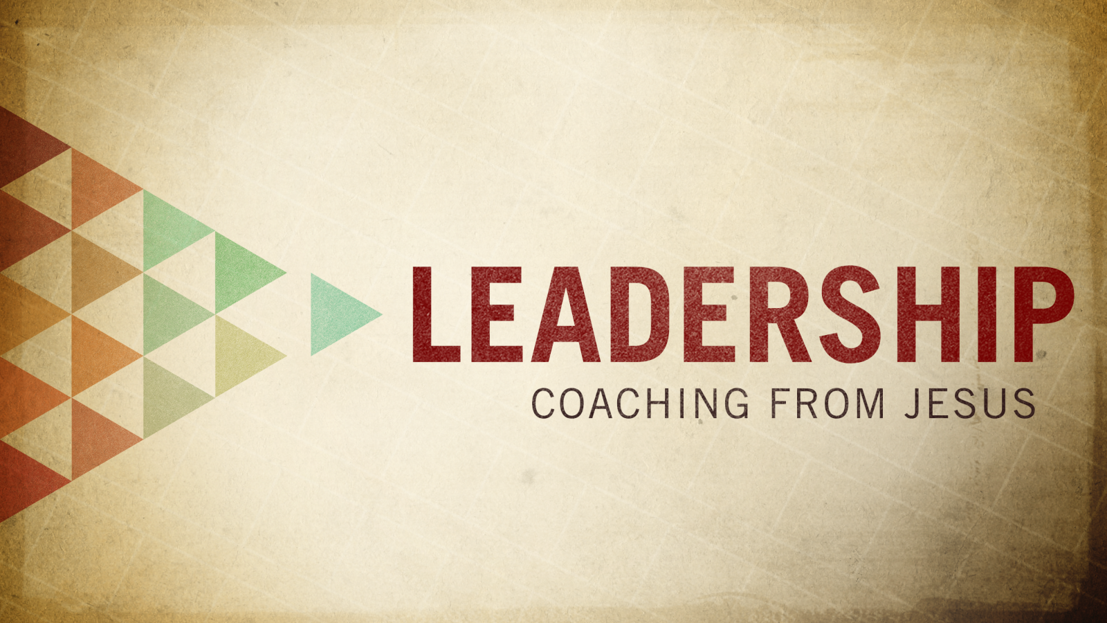 Leadership Coaching from Jesus