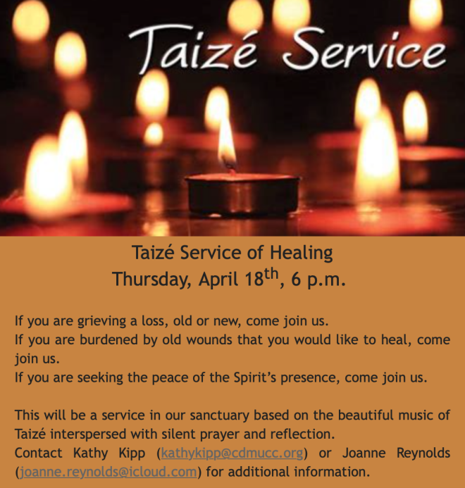 Taize Service of Healing