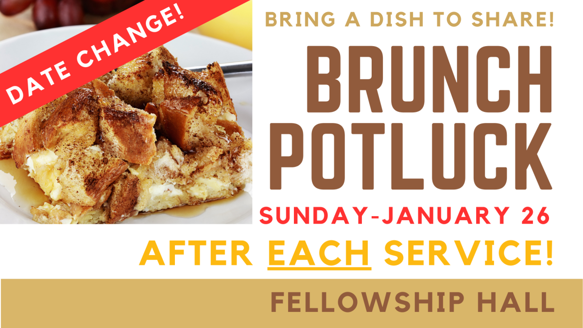 Brunch Potluck after each service