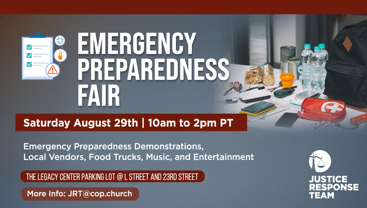 Justice Response Team:  Emergency Preparedness Fair