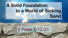 A Solid Foundation in a World of Sinking Sand