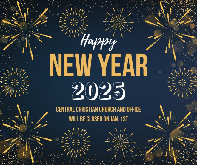 Church & Office Closed - New Year's Day Holiday