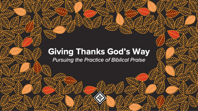God's Way of Giving Thanks