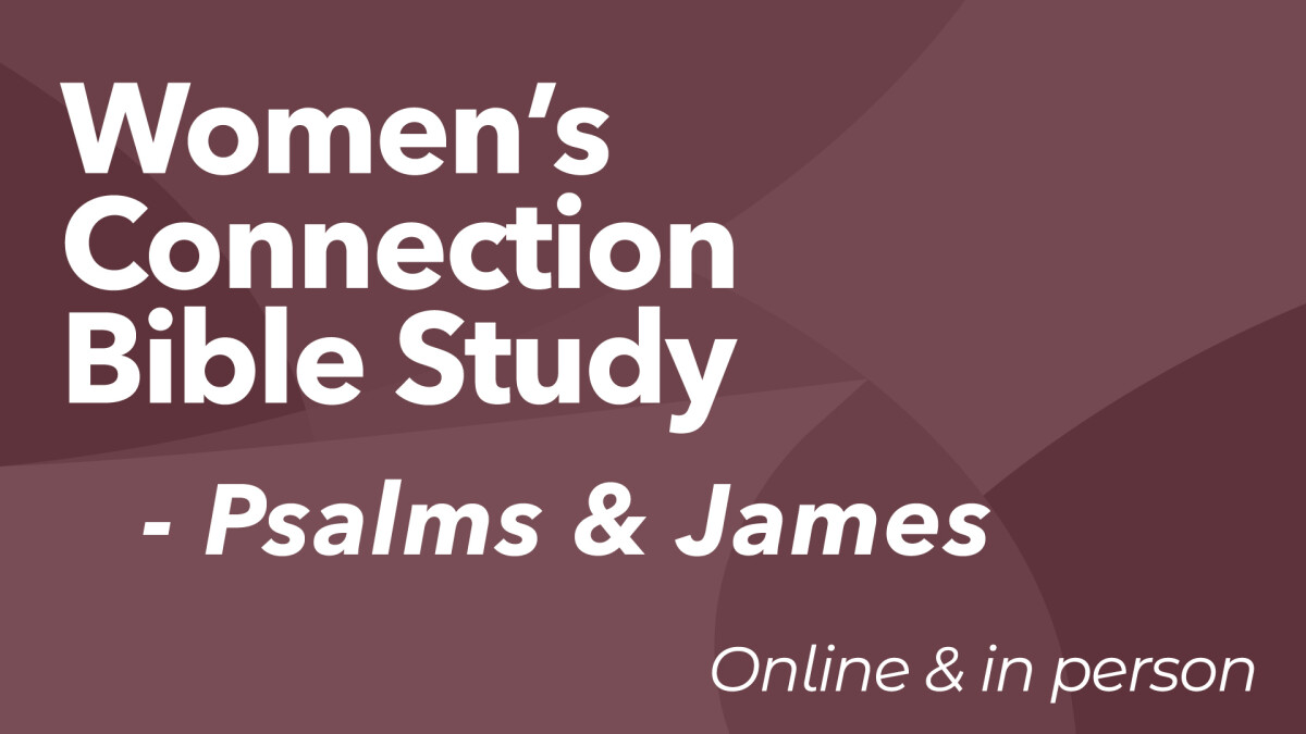 Women's Connection Bible Study (Wednesday Mornings)  