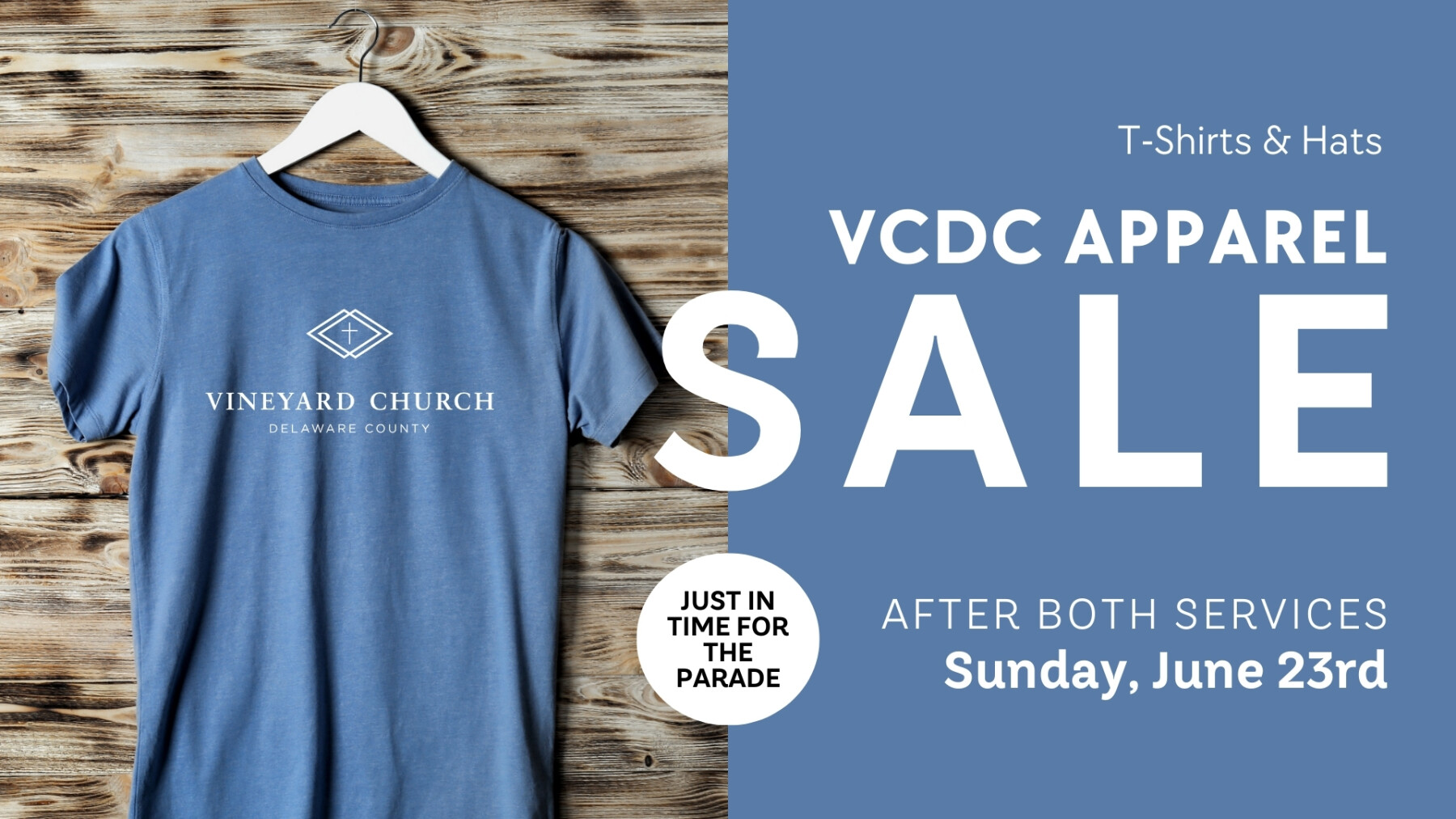 VCDC Apparel Sale