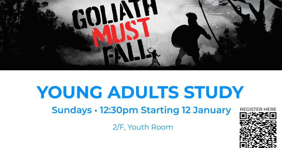 Young Adults Study - Goliath Must Fall | Union Church
