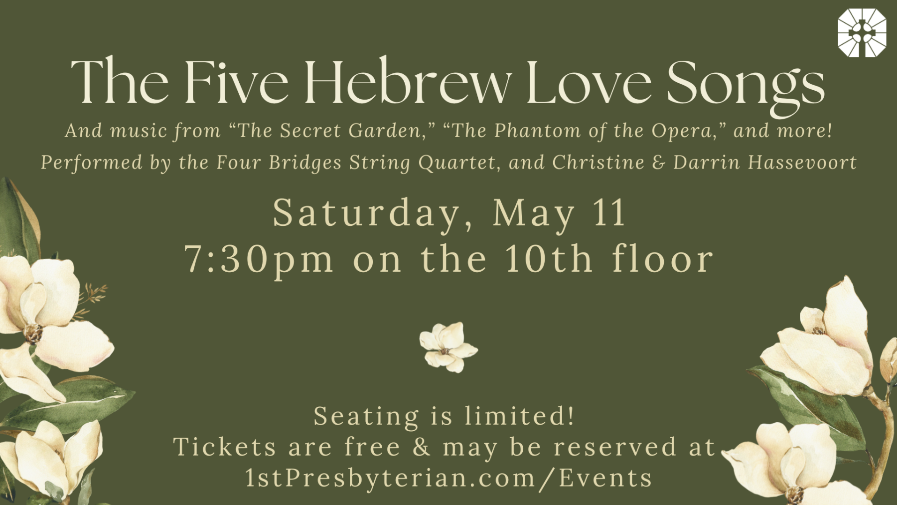 The Five Hebrew Love Songs Concert