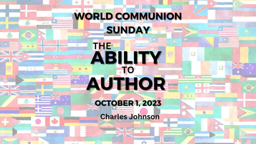 The Ability to Author | October 1, 2023 | Digital Worship Guide