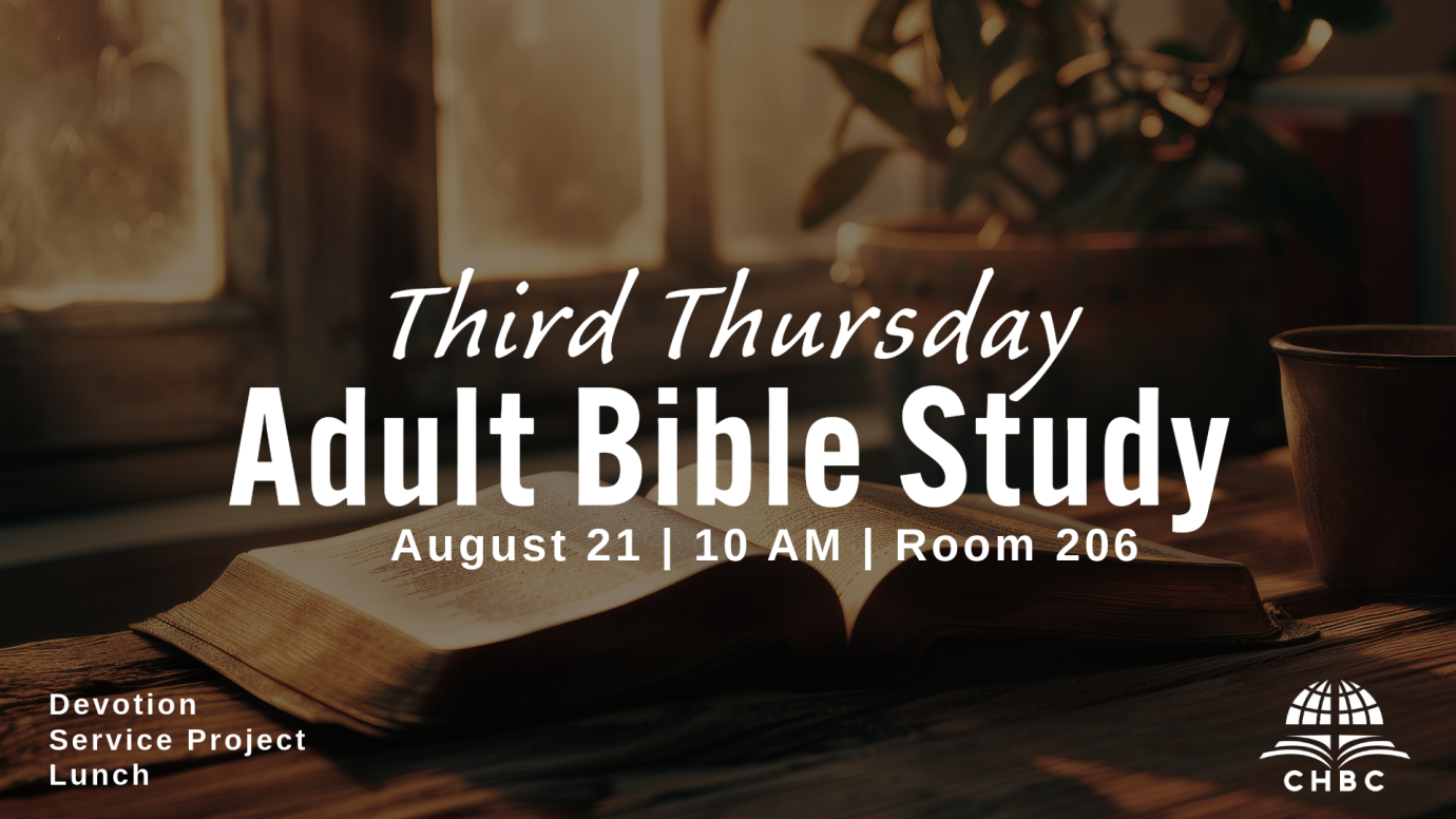 Third Thursday Adult Bible Study