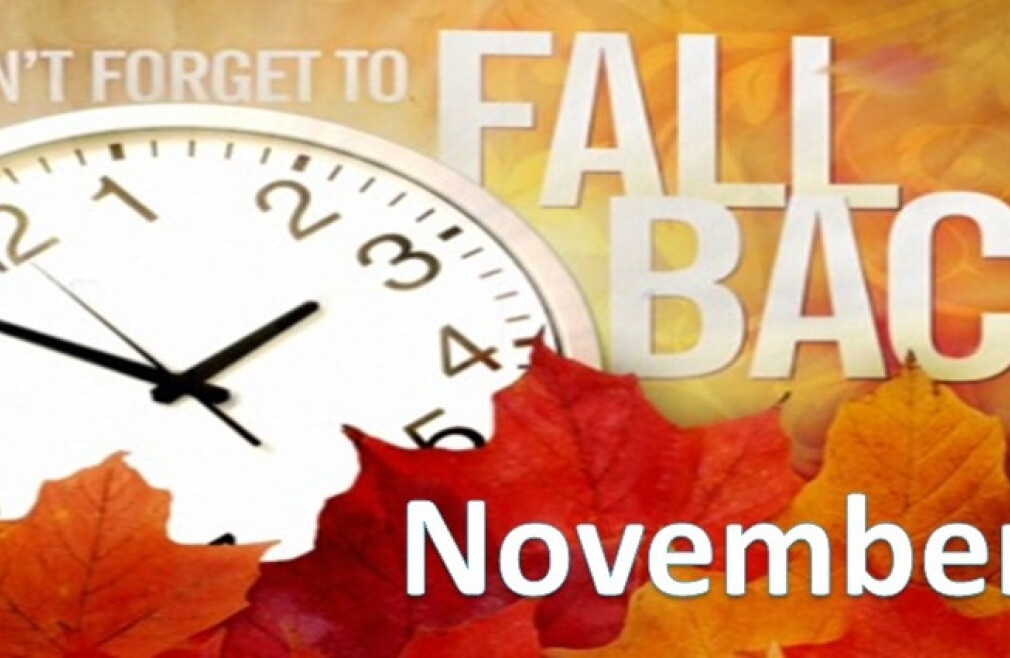 Daylight Savings Time - fall back 1 hour