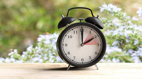 Don't forget to  turn your clocks ahead!