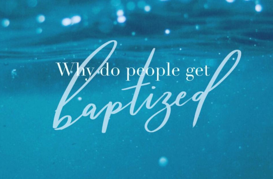 7 Reasons to be Baptized First News m89114