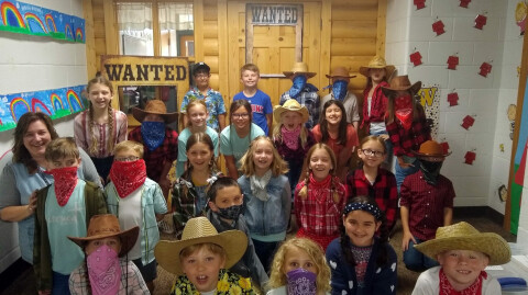 Third grade takes on Wild West
