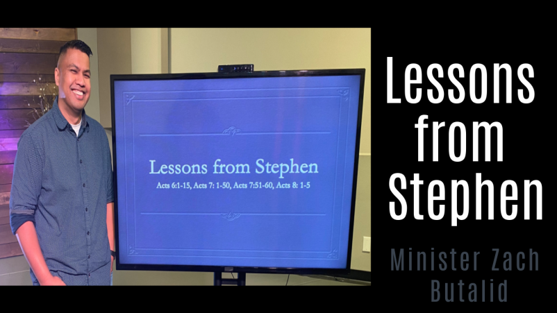 Lessons from Stephen