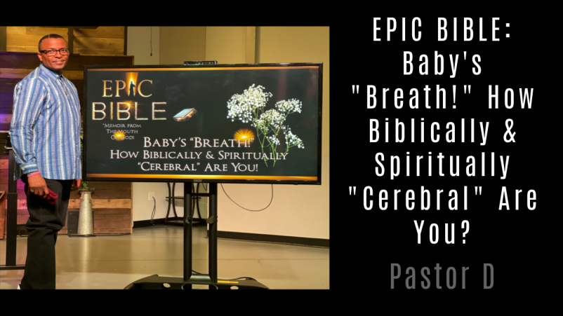 Epic Bible: Baby's Breath- How Biblically & Spiritually Cerebral Are You- Week IV
