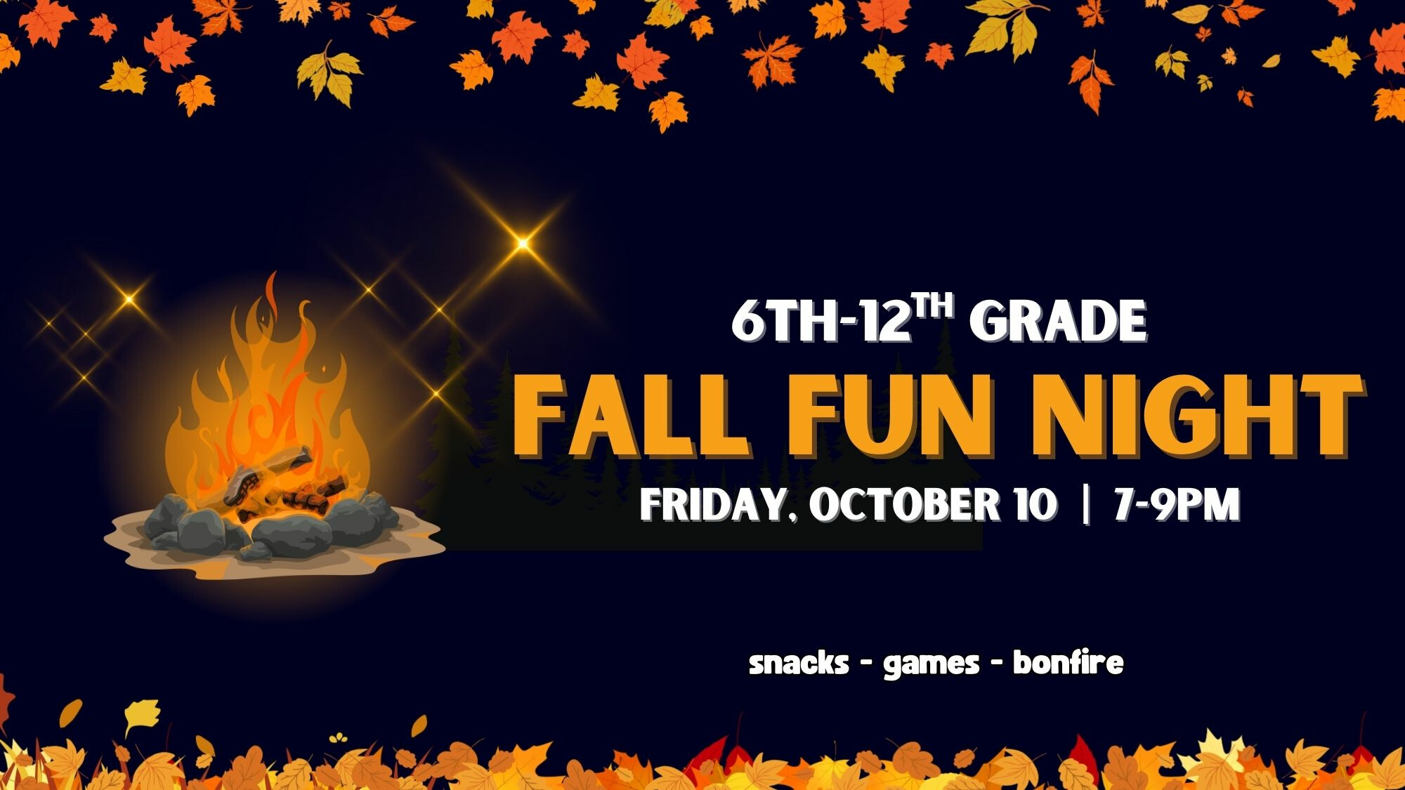 Student Ministry Fall Fun Night