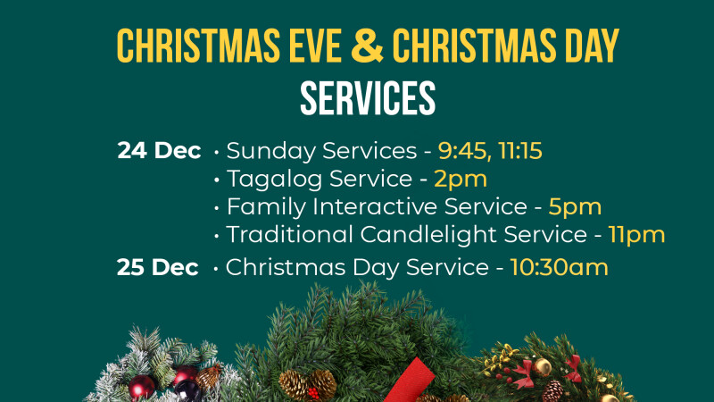 Christmas Eve worship services