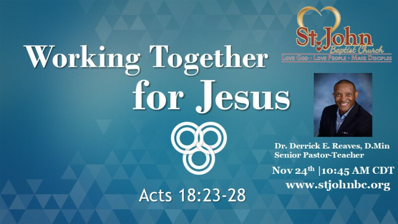 Working Together for Jesus (What happens when Christians combine their gifts?)