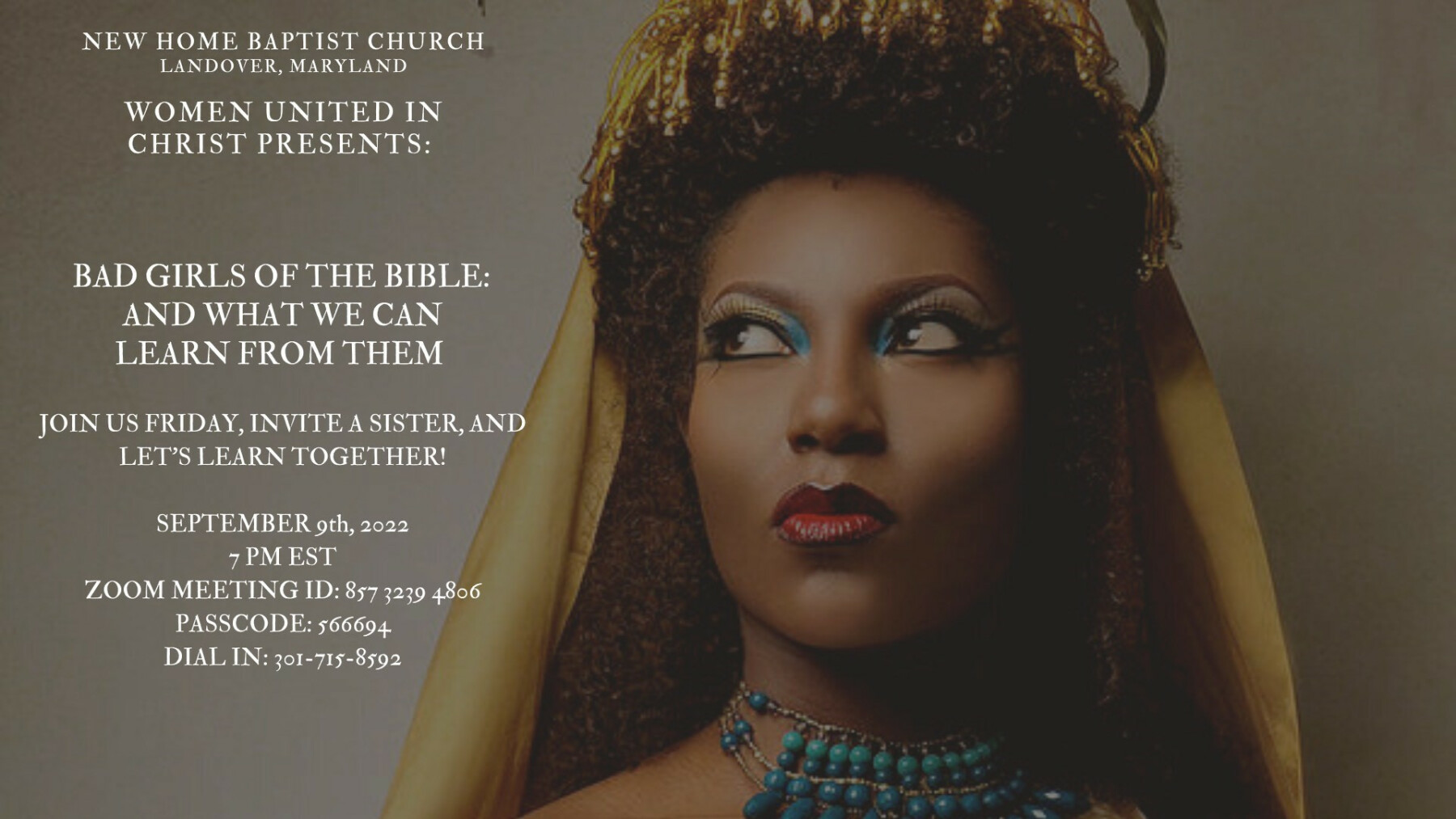 WUIC "Bad Girls of the Bible & What Can We Learn From Them"