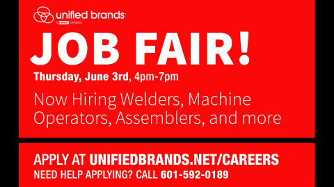 Unified Brands to Host Job Fair June 3rd, 2021
