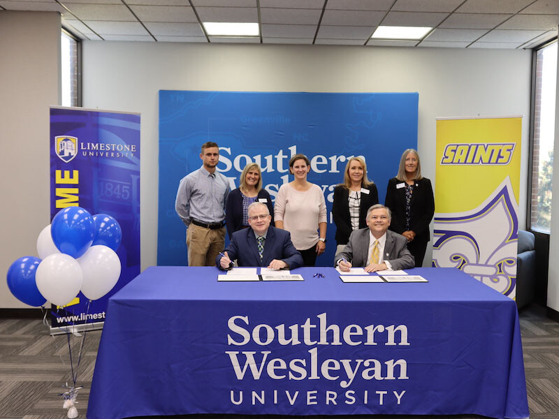 Southern Wesleyan University Establishes Transfer Agreement Promise with Limestone University for Master of Science in Athletic Training Degree Program