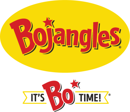 Bojangles logo and slogan: It's Bo Time