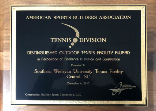 Tennis Complex receives award