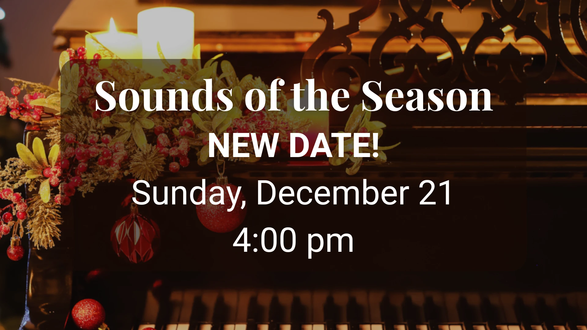 Image for Rescheduled Sounds of the Season