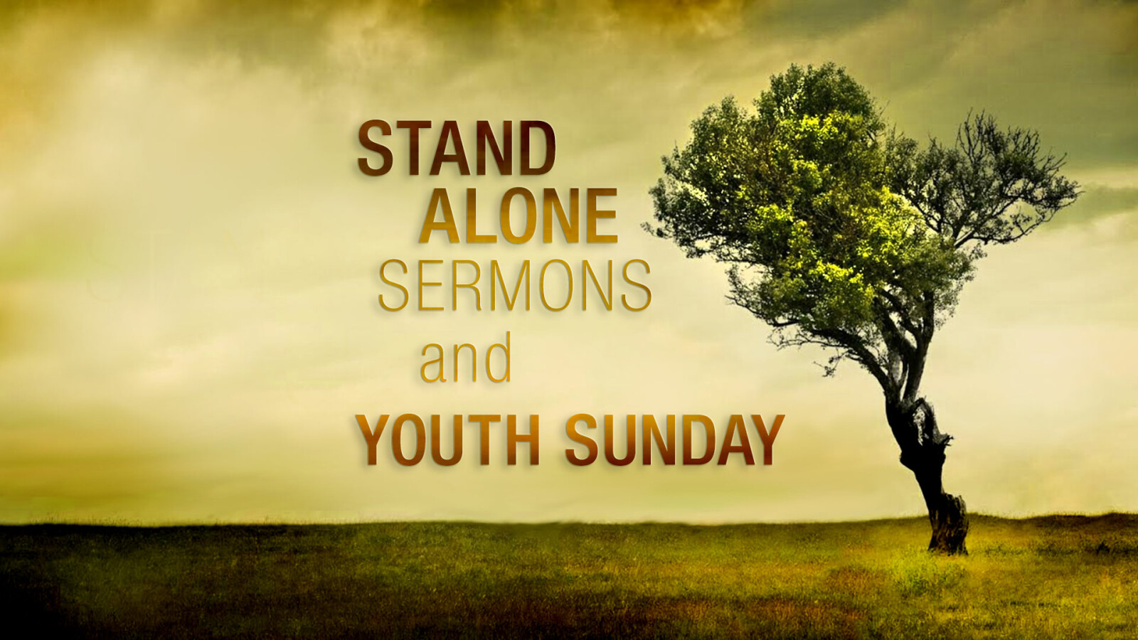 Stand Alone Sermon & Youth Sunday