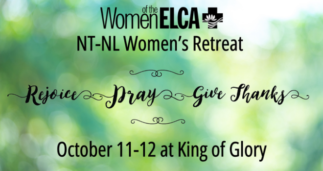 Women of the ELCA Fall Retreat