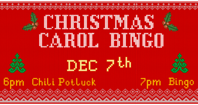 Christmas Bingo and Chili Potluck