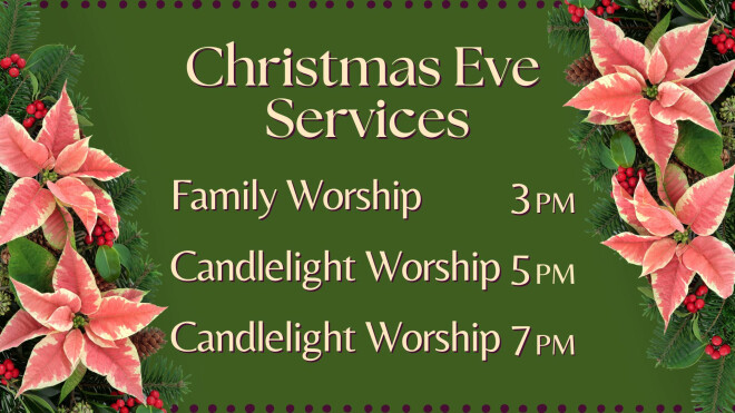 Christmas Eve 5pm - Candlelight Service