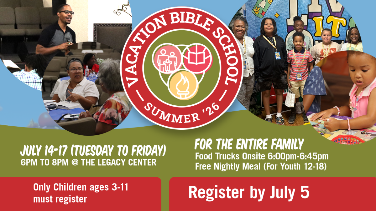 2026 Vacation Bible School (VBS) For the Entire Family