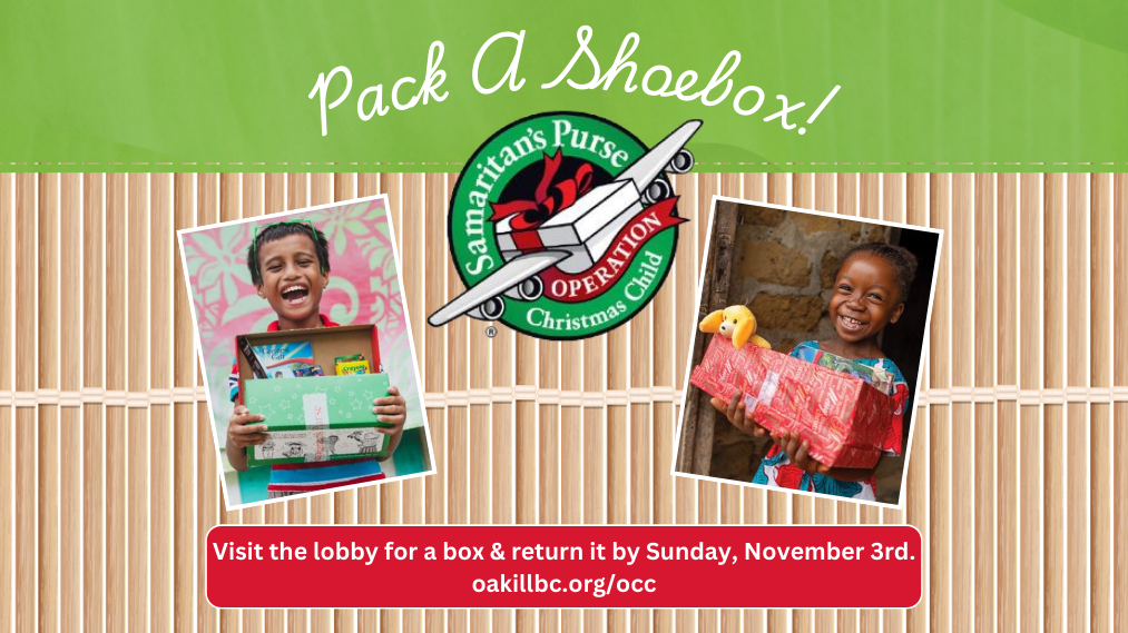 Operation Christmas Child Collection 2024