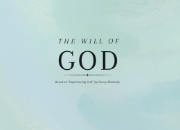 God's Will & the Church | Romans 12, 1 Corinthians 12 (ESV)