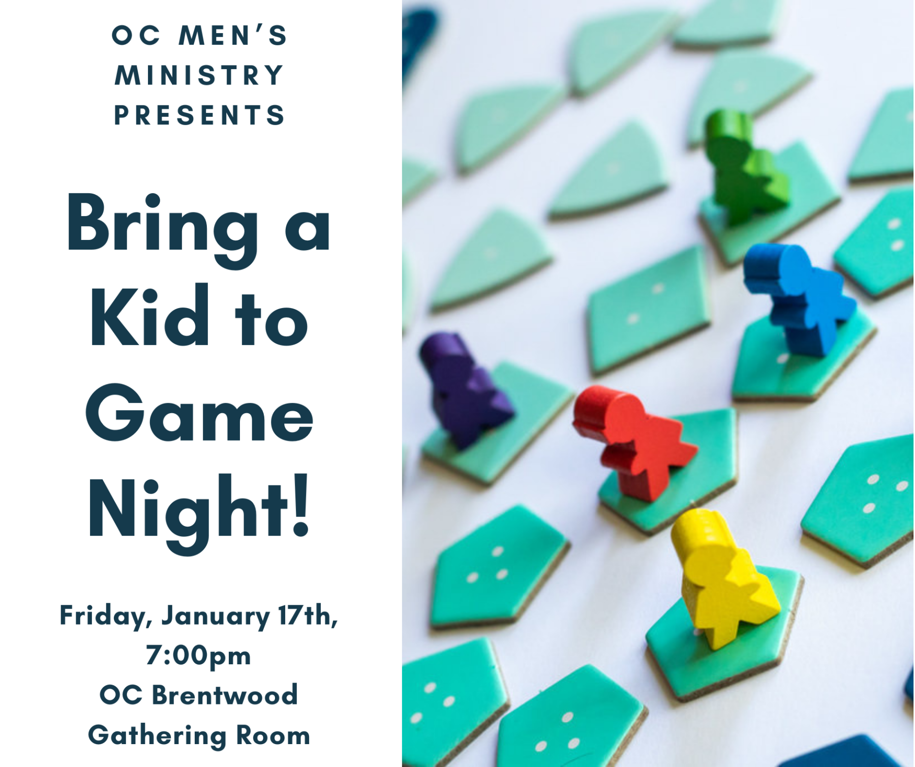 Men's Game Night - "Bring a Kid Night"