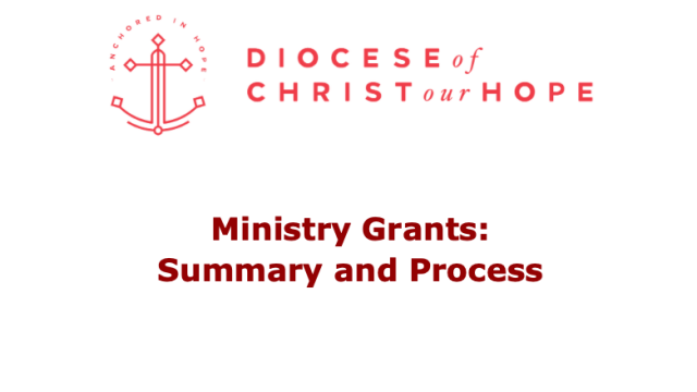 Ministry Grant Process