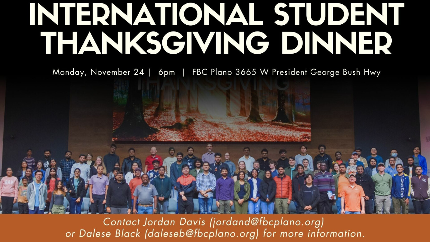 International Student Thanksgiving Dinner